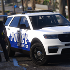 Blue decals